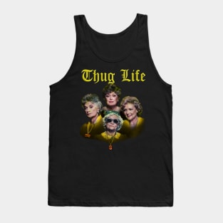 thug life golden Tank Top